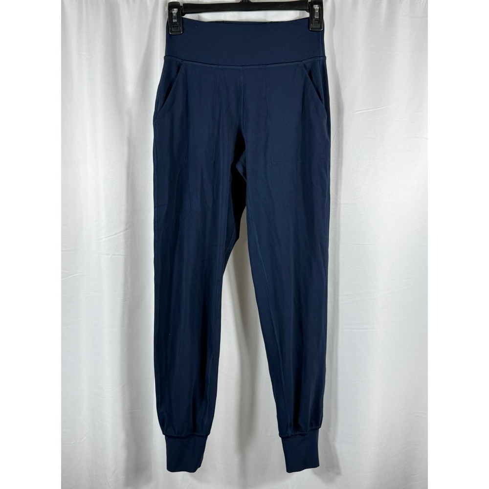 Lululemon Align Jogger 28 True Navy Blue Nulu High Rise Pants LW5DH6S Womens 4